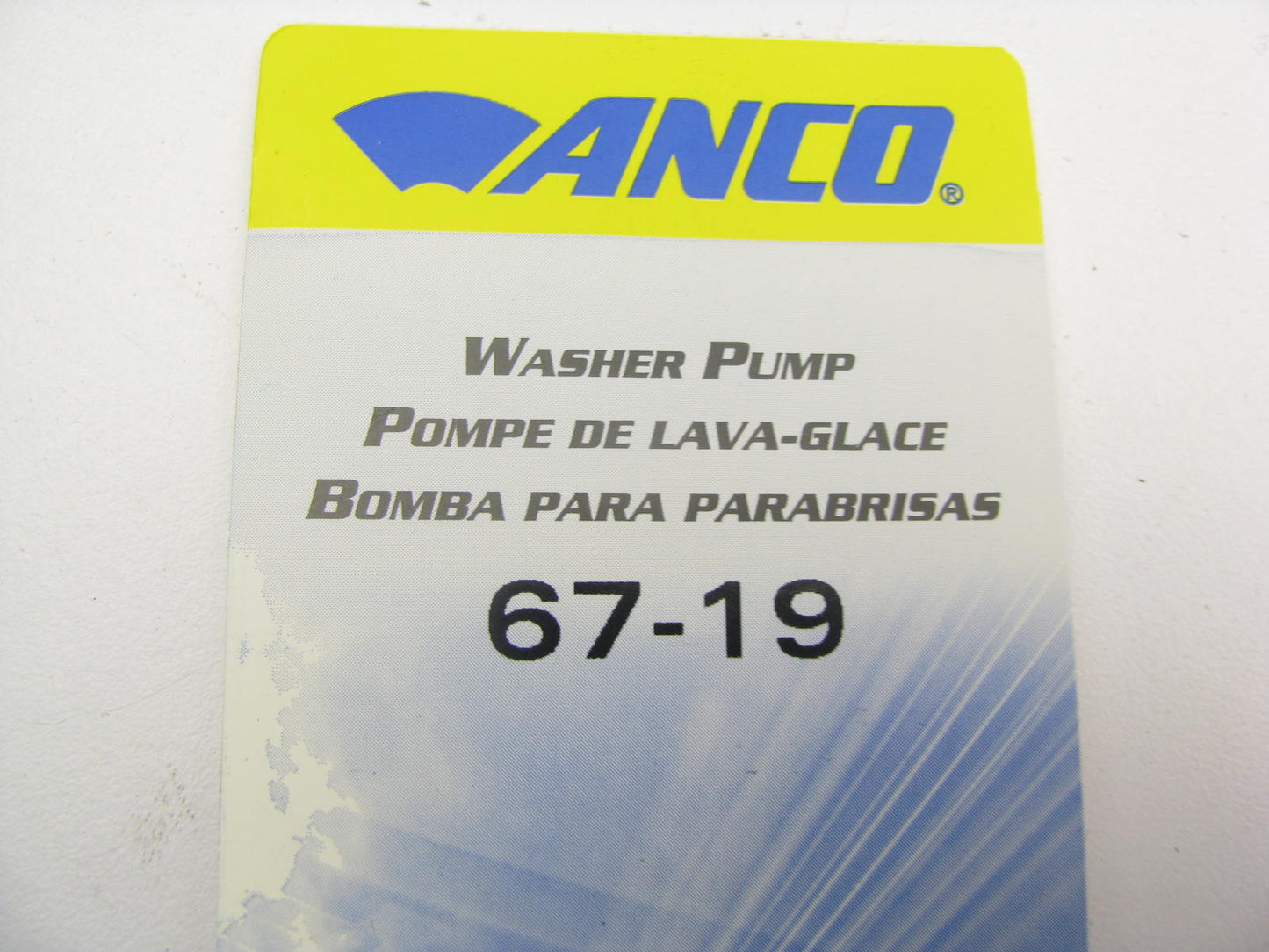 Anco 67-19 Rear Wiper Washer Pump