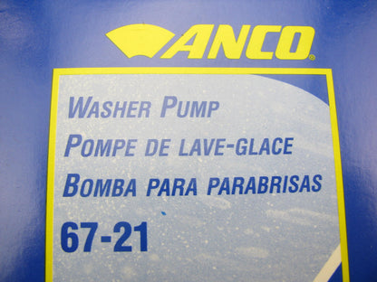 Anco 67-21 Windshield Washer Pump - Front / Rear