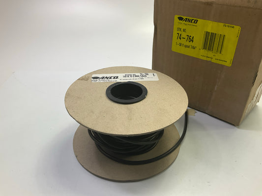 50 FEET Anco 74-764 Windshield Washer Hose Wet Arm Tubing, Rubber, Black, 7/64''