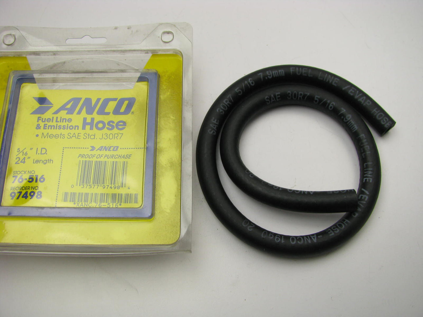 Anco 76-516 Fuel Line / Emission Hose - 5/16'' I.D X 24'' Long