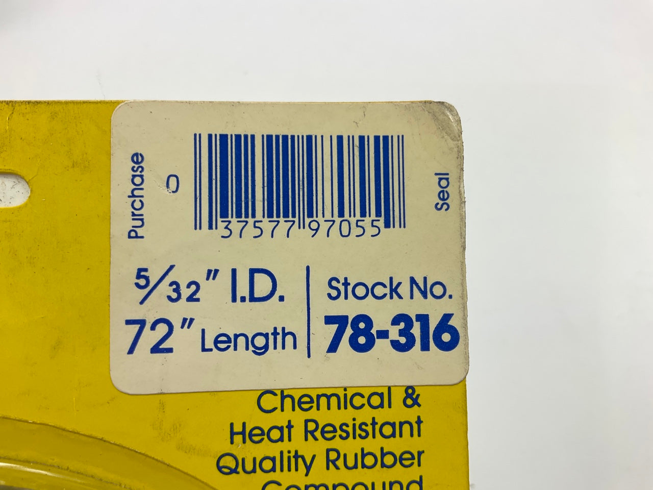 Anco 78-316 Vacuum And Washer Pump Tubing Hose 5/32'' I.D. 72'' Length