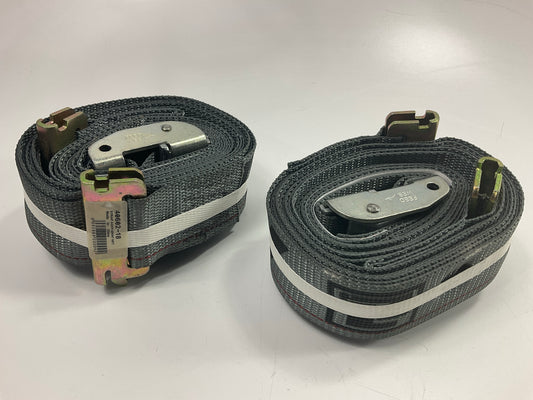 (2) Ancra 40602-18 2'' X 16' Cam Buckle Straps W/ E-Track Ends