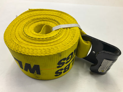 Ancra 43795-10-35 Winch Strap 4'' X 35', Polyester, With Flat Hook, 5,400 Lbs.