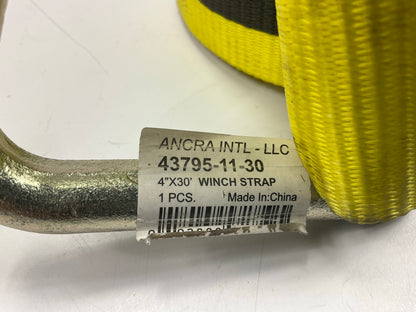 Ancra 43795-11-30 Ratchet Tie Down Strap  4'' X 30' Winch Strap, Limit: 5,400 Lbs