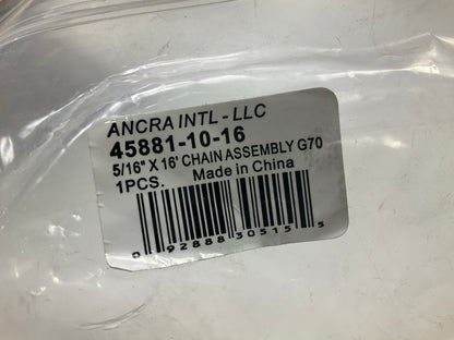 (2) Ancra 45881-10-16 Chain Grade 70, 5/16'' X 16 Feet With Grab Hooks