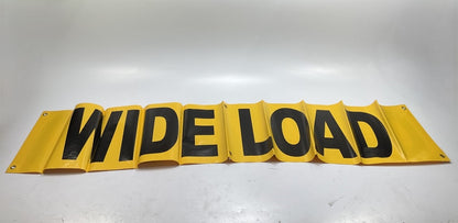 Wide Load & Oversize Load Sign Banner 14x72 Reversible Flatbed Truck Trailer Van