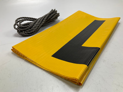 Wide Load & Oversize Load Sign Banner 14x72 Reversible Flatbed Truck Trailer Van