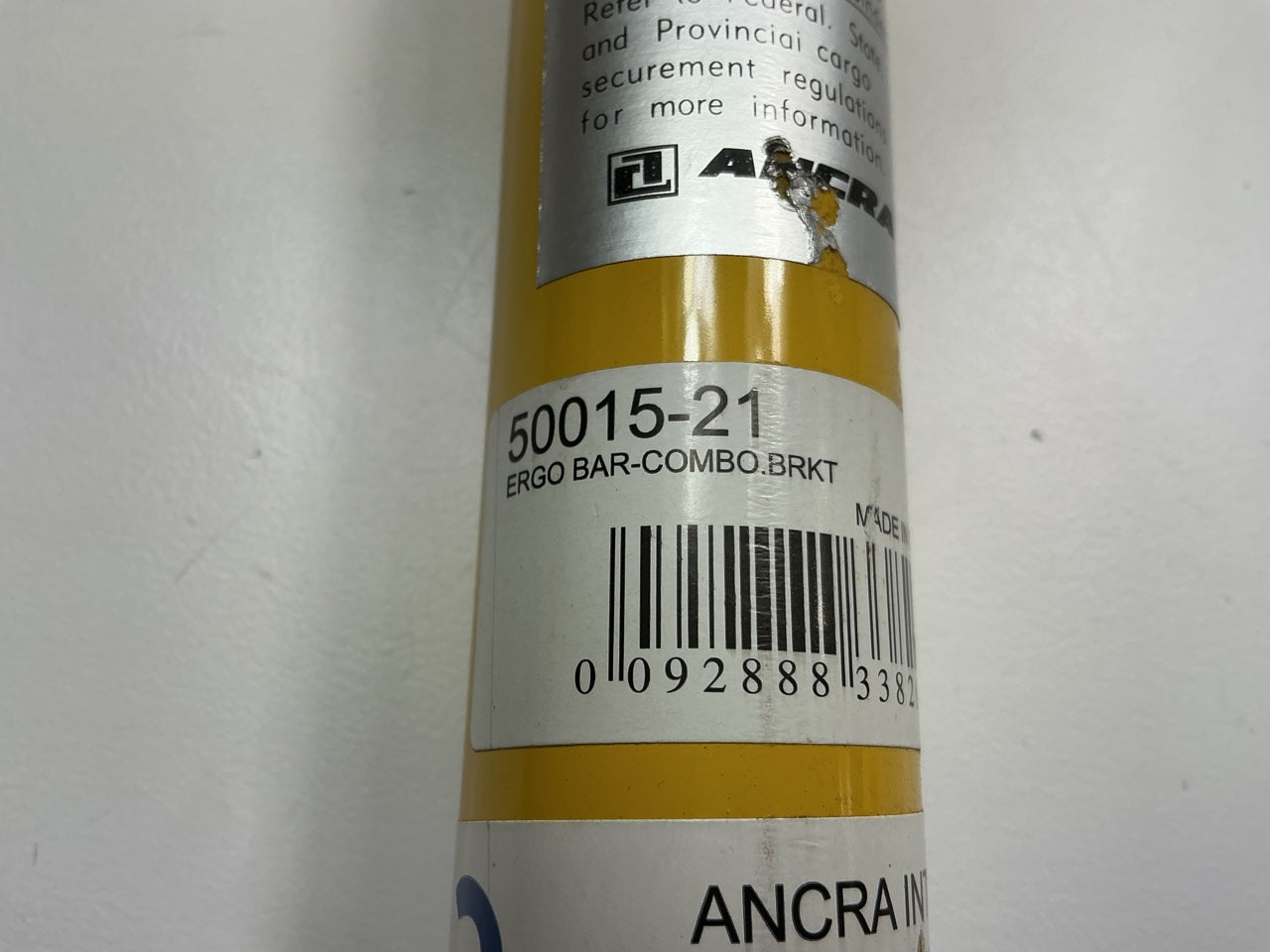 Ancra 50015-21 37-5/8'' Winch Bar Black/Yellow, Combination, Ergo 360 Deg. Ba