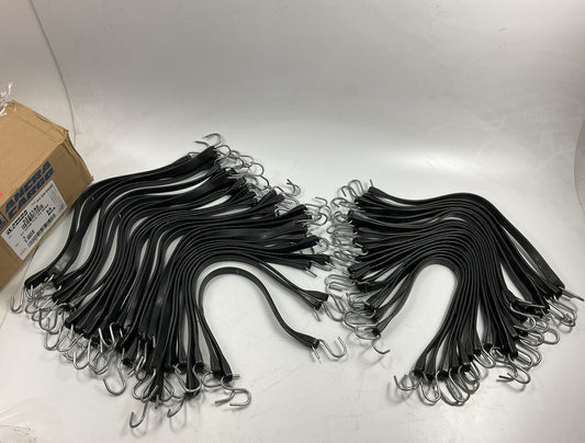 (50) Ancra 21'' Industrial EPDM Rubber Tarp Strap W/ Hooks Truck/Trailer Bungee