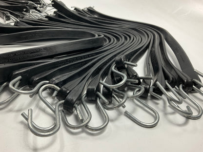 (50) Ancra 21'' Industrial EPDM Rubber Tarp Strap W/ Hooks Truck/Trailer Bungee