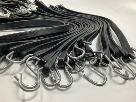 (50) Ancra 21'' Industrial EPDM Rubber Tarp Strap W/ Hooks Truck/Trailer Bungee