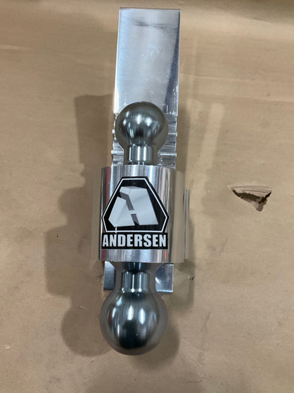 Andersen 3413-25 Rapid Hitch Adjustable 10'' Drop Drawbar W/ 2'' & 2-5/16 Ball