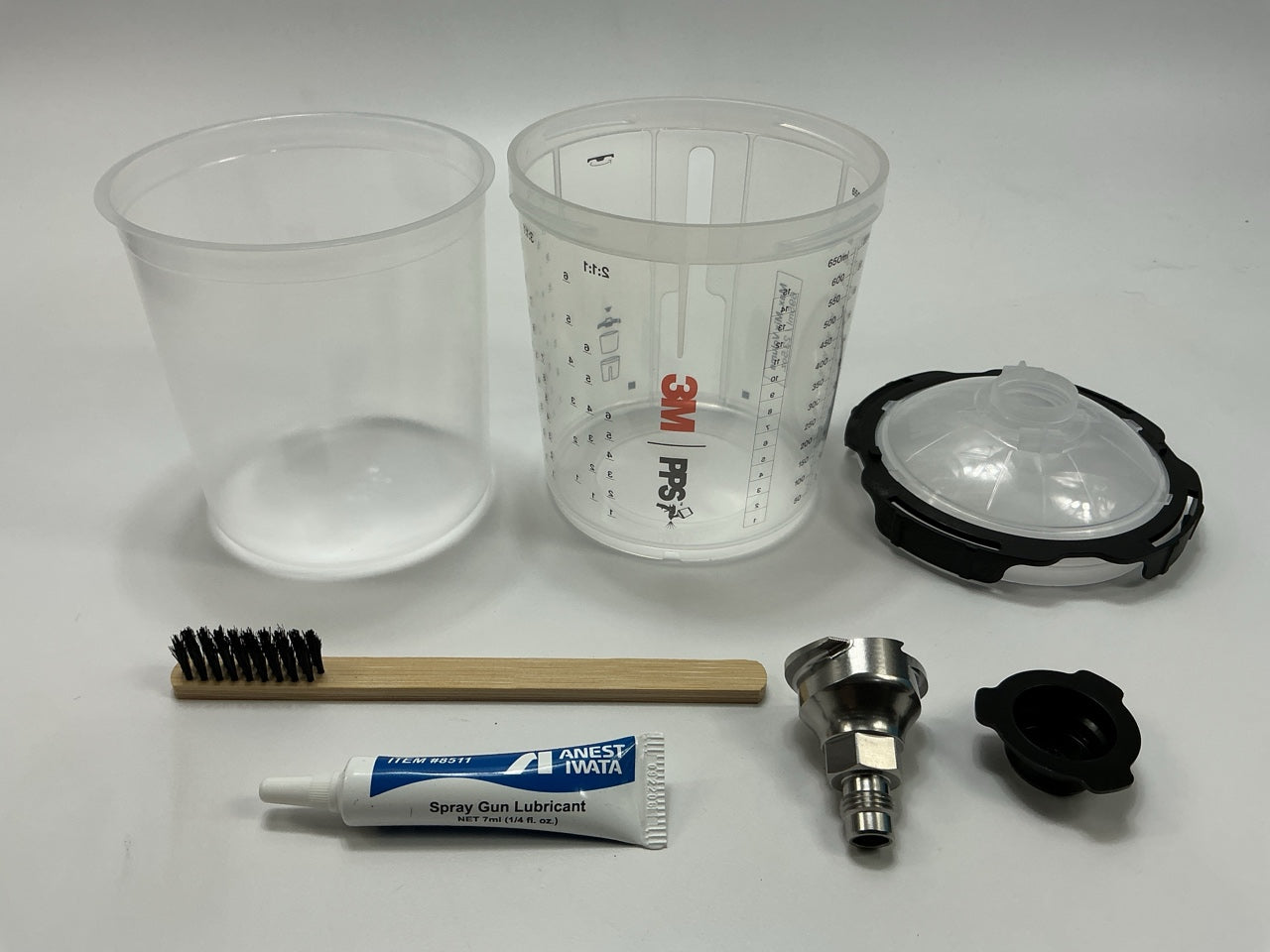 Aset Iwata 5905 WS400 SuperNova 1.3 High Definition Spray Gun Kit W/ 3M PPS #43