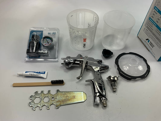 Anest Iwata 5910 Air Spray Gun Kit WS400-1401 HD Supernova 1.4mm Paint Gun & PPS