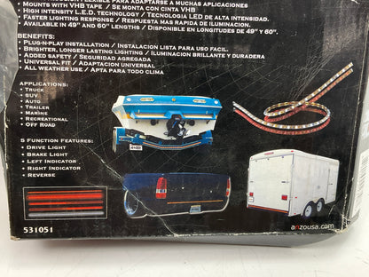 Anzo 531051 LED Flex Pickup Truck Tailgate Light Bar Strip, 49'', 5 Function
