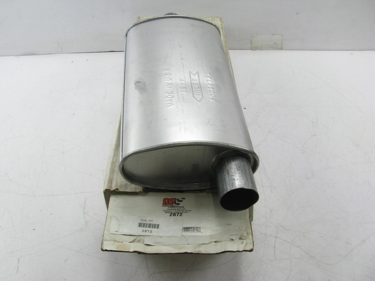 AP Exhaust 2872 Exhaust Muffler - 2-1/4'' Inlet 2'' Outlet