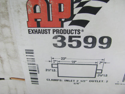 Ap Exhaust 3599 Exhaust Muffler - 2-1/2'' Inlet 2-1/4'' Outlet