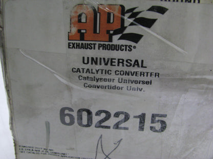 Ap Exhaust 602215 Univresal Catalytic Converter - 2.25'' X 2.25'' - 12.75'' Long