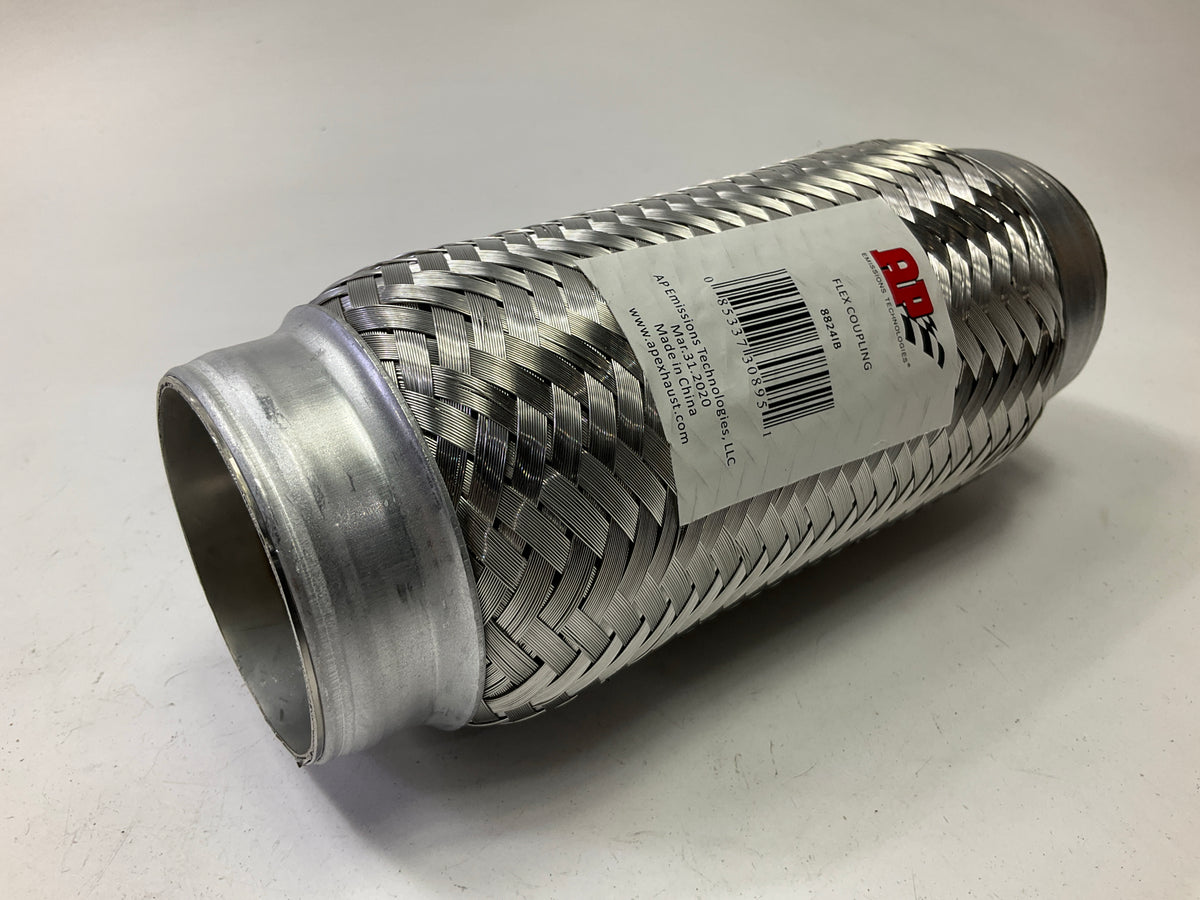 Ap Exhaust 8824IB Exhaust Flex Connector  2.5'' Inlet, 2.5'' Outlet, 8'' Overall L.