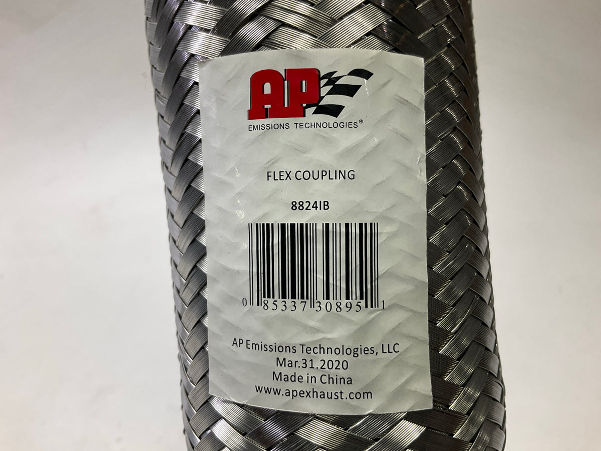 Ap Exhaust 8824IB Exhaust Flex Connector  2.5'' Inlet, 2.5'' Outlet, 8'' Overall L.