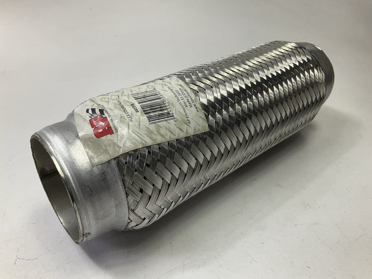 AP Exhaust 300SS Exhaust Flex Connector 2.5'' Inlet, 2.5'' Outlet, 10'' Overall L.