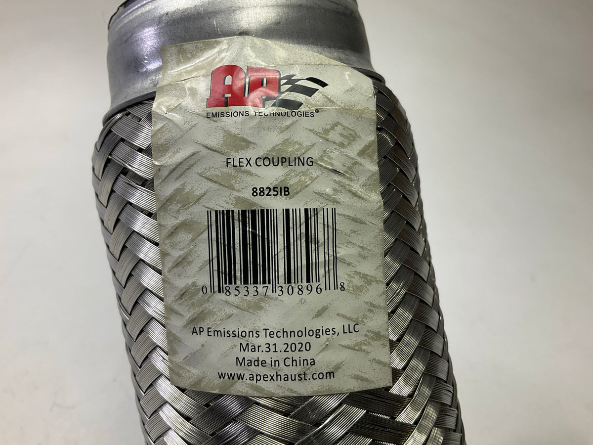 AP Exhaust 300SS Exhaust Flex Connector 2.5'' Inlet, 2.5'' Outlet, 10'' Overall L.