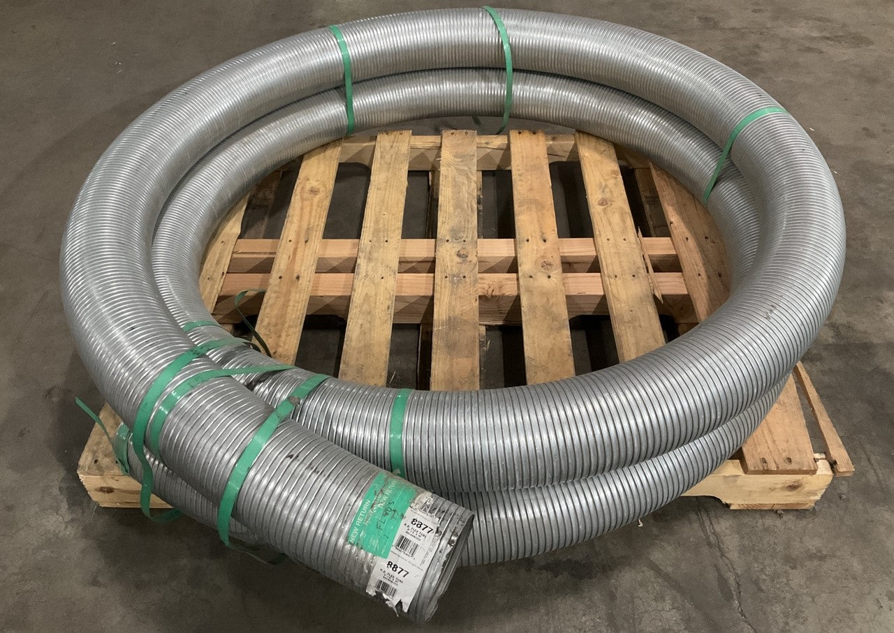 AP Exhaust 8877 5 Inch Truck Flex Exhaust Tube, Exhaust Tubing; 5'' X 25'
