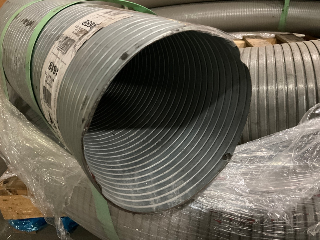 25 FEET - Ap Exhaust 8898 Heavy-duty Flex Exhaust Pipe Tube 6'', Galvanized