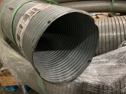 25 FEET - Ap Exhaust 8898 Heavy-duty Flex Exhaust Pipe Tube 6'', Galvanized