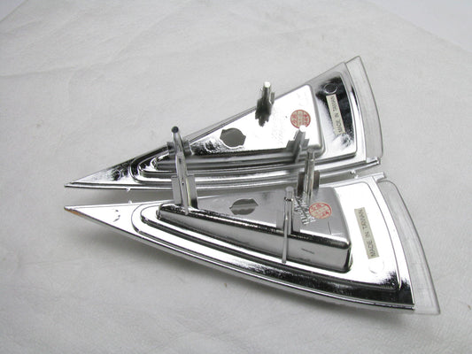 APC FRONT LEFT/RIGHT Side Marker Lights CLEAR LENS For 95-99 Chevrolet Cavalier