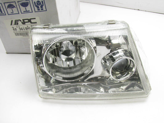 APC 40-3619HL RIGHT Head Light Headlamp W/ Projector Fog Light For 98-00 Ranger