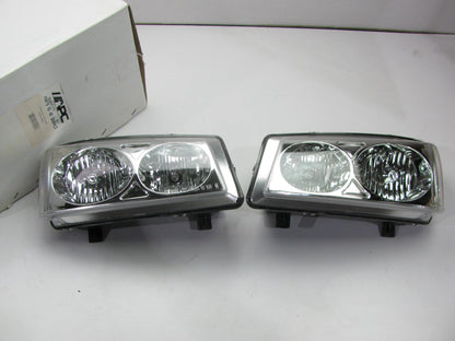 Chrome Housing Right Left Headlight Head Lamps For 2003-2005 Silverado 403680HLD