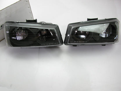 APC Headlight Headlamp W/Black Housing For 2003-2006 Chevy Silverado TRUCKS