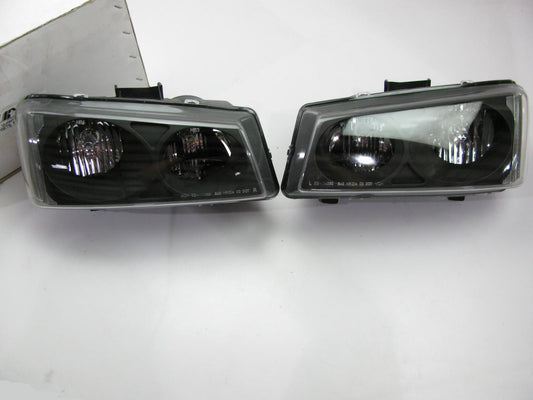 APC Headlight Headlamp W/Black Housing For 2003-2006 Chevy Silverado TRUCKS