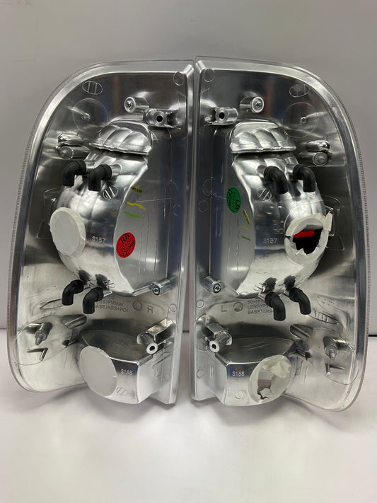 APC 407519TLC Chrome Housing Tail Light Lamps 1997-2004 Ford F-150 F-250 Pickup