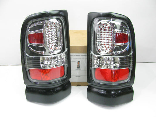 APC Tail Light Lamps BLACK HOUSING - DIAMOND CUT For 94-02 Ram TRUCKS W/O Sport
