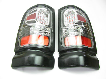 APC Tail Light Lamps BLACK HOUSING - DIAMOND CUT For 94-02 Ram TRUCKS W/O Sport