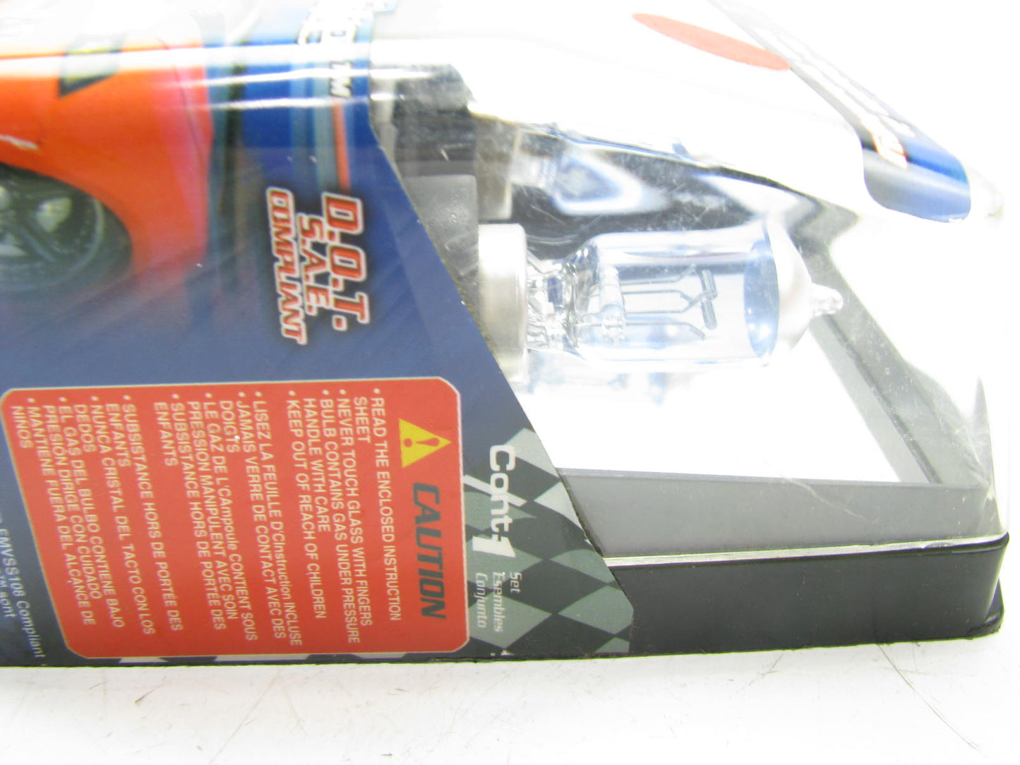 PAIR - APC 509004PW Super White Headlight Headlamp Bulb 100 Watts 65/45 Watts
