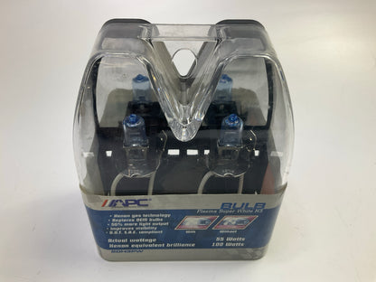 APC H3 Xenon High Wattege, Xenon Gas, Super White Headlight Bulbs, 4000K
