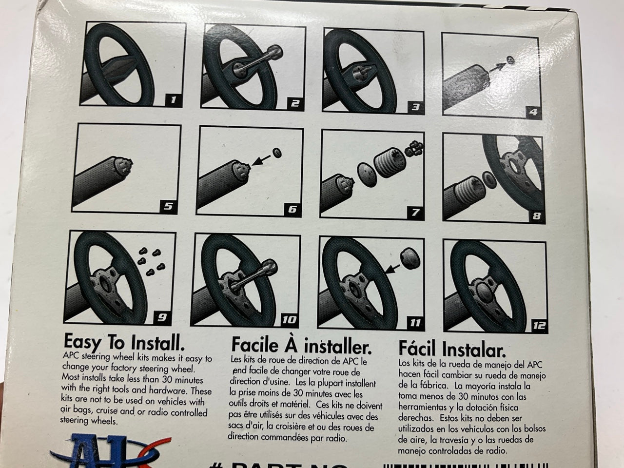 APC 6053597 Steering Wheel Installation Adapter Kit - Replaces Grant # 3597