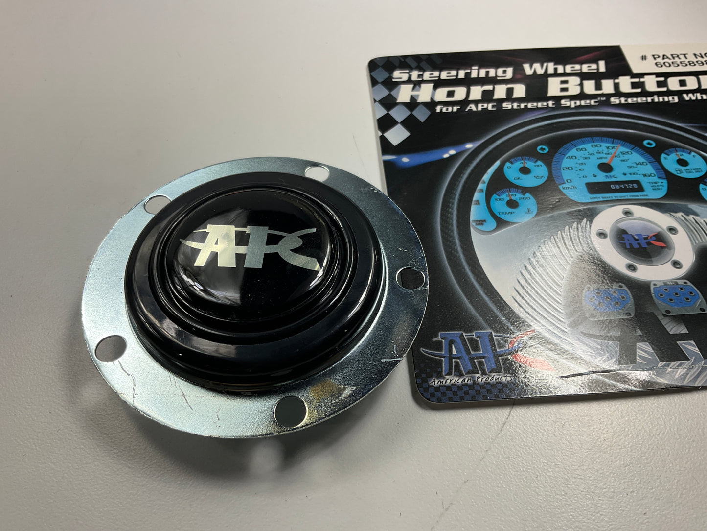 APC 6055898 Plastic Horn Button 5 Bolt 2'' Hole For APC Or Grant Steering Wheel