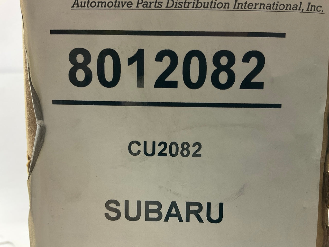 COSMETIC DAMAGE TO FINS - Apdi 8012082 Radiator (SEE PHOTOS)