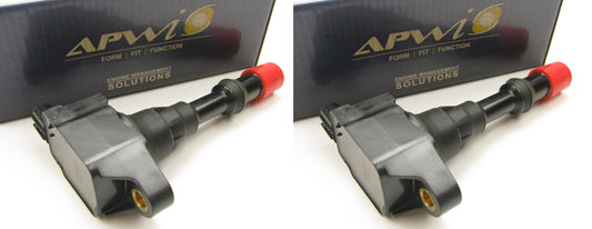 (2) Apwi CLS1095 Front Direct Ignition Coils for 2003-2005 Civic 1.3L HYBRID