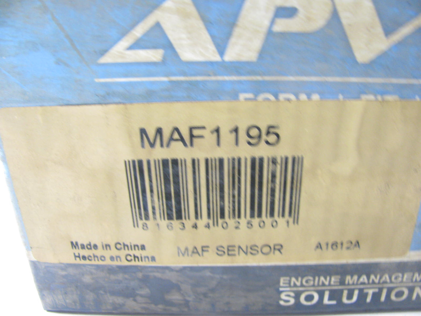 Apwi MAF1195 MAF Mass Air Flow Sensor For 2000 Audi 2.7L V6