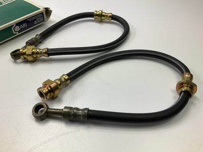 (2) ARI 87-10012 Front Brake Hose For 1985-1988 Chevrolet Sprint, 82-86 Stanza