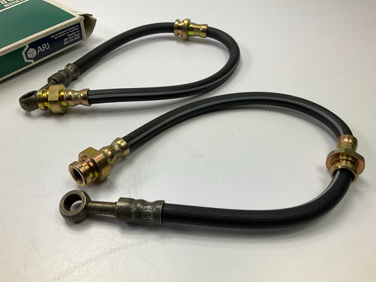 (2) ARI 87-10012 Front Brake Hose For 1985-1988 Chevrolet Sprint, 82-86 Stanza