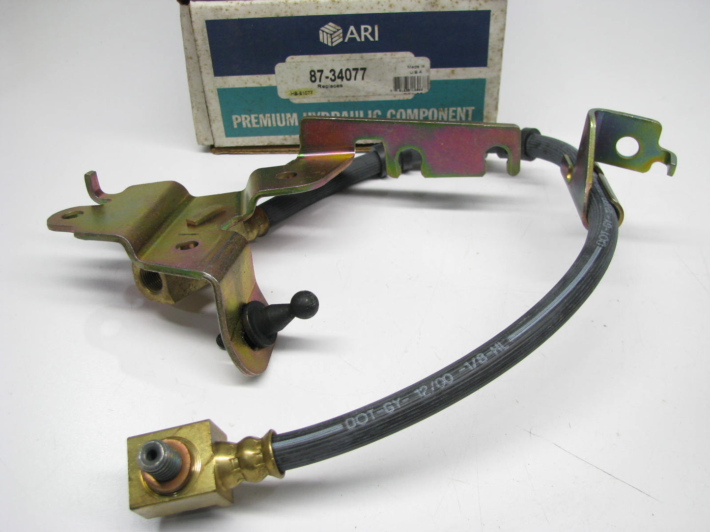 1995-2002 Lincoln Continental Front Left Drivers Side Brake Hose ARI 87-34077