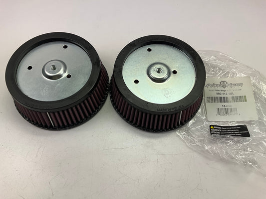 (2) Arlen Ness 18-098 Big Sucker Stage I Replacement Air Filter Harley Davidson