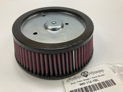 Arlen Ness 880-112-1BL Motorcycle Air Filter 1995-1997 Harley-Davidson Bad Boy