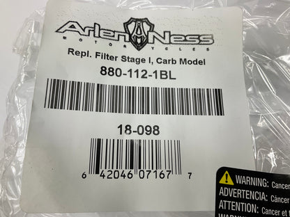Arlen Ness 880-112-1BL Motorcycle Air Filter 93-17 Harley-Davidson Electra Glide